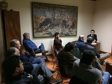 DIRECTORIO DE LA JUNTA SE REÚNE CON NUEVO DIRECTOR REGIONAL DE LA DGA