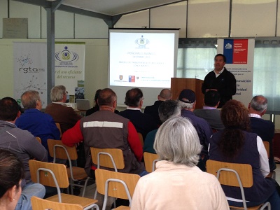 CENTRO DEL AGUA EXPONE RESULTADOS DE PROYECTO CON REGANTES