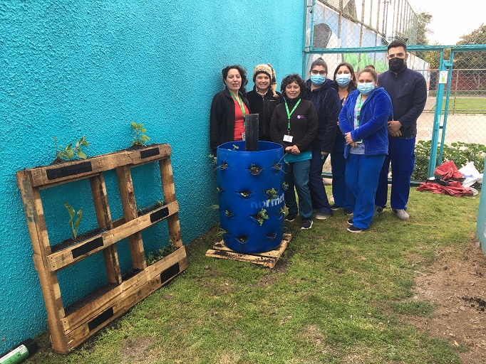 JUNTA APOYA LA INSTALACIÓN DE HUERTOS VERTICALES A VECINOS DE DINTRANS