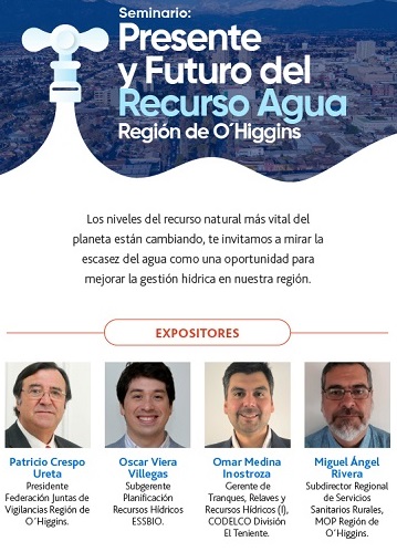 PRESENTE Y FUTURO DEL RECURSO AGUA EN LA REGIÓN DE O’HIGGINS