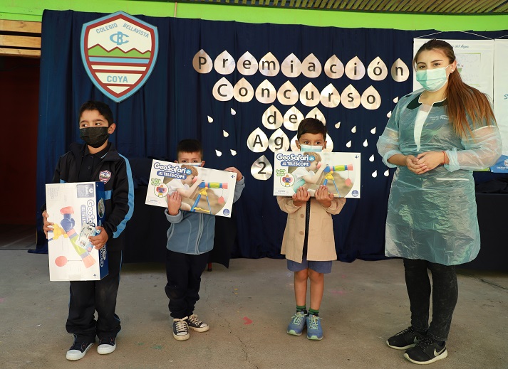 ESTUDIANTES DE COYA FUERON PREMIADOS EN CONCURSO DEL AGUA